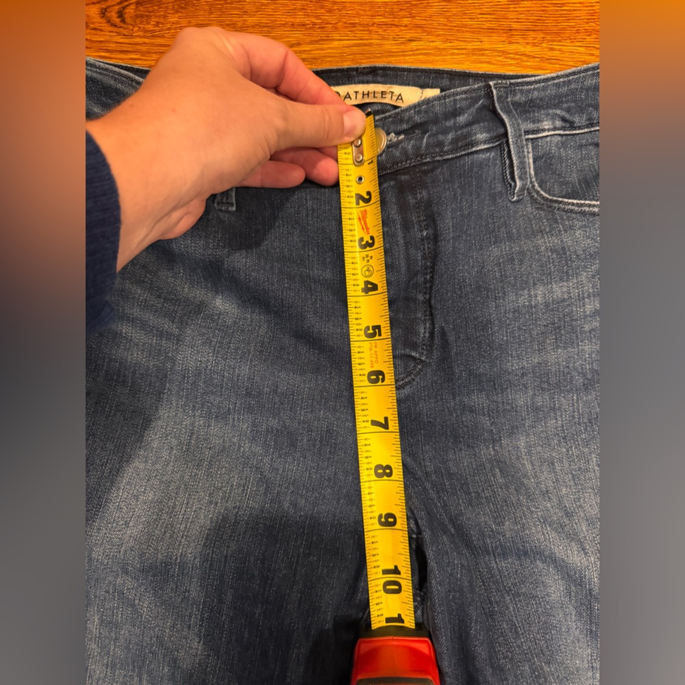 Athleta Sculptek denim jeans blue size 10 - Picture 8 of 10